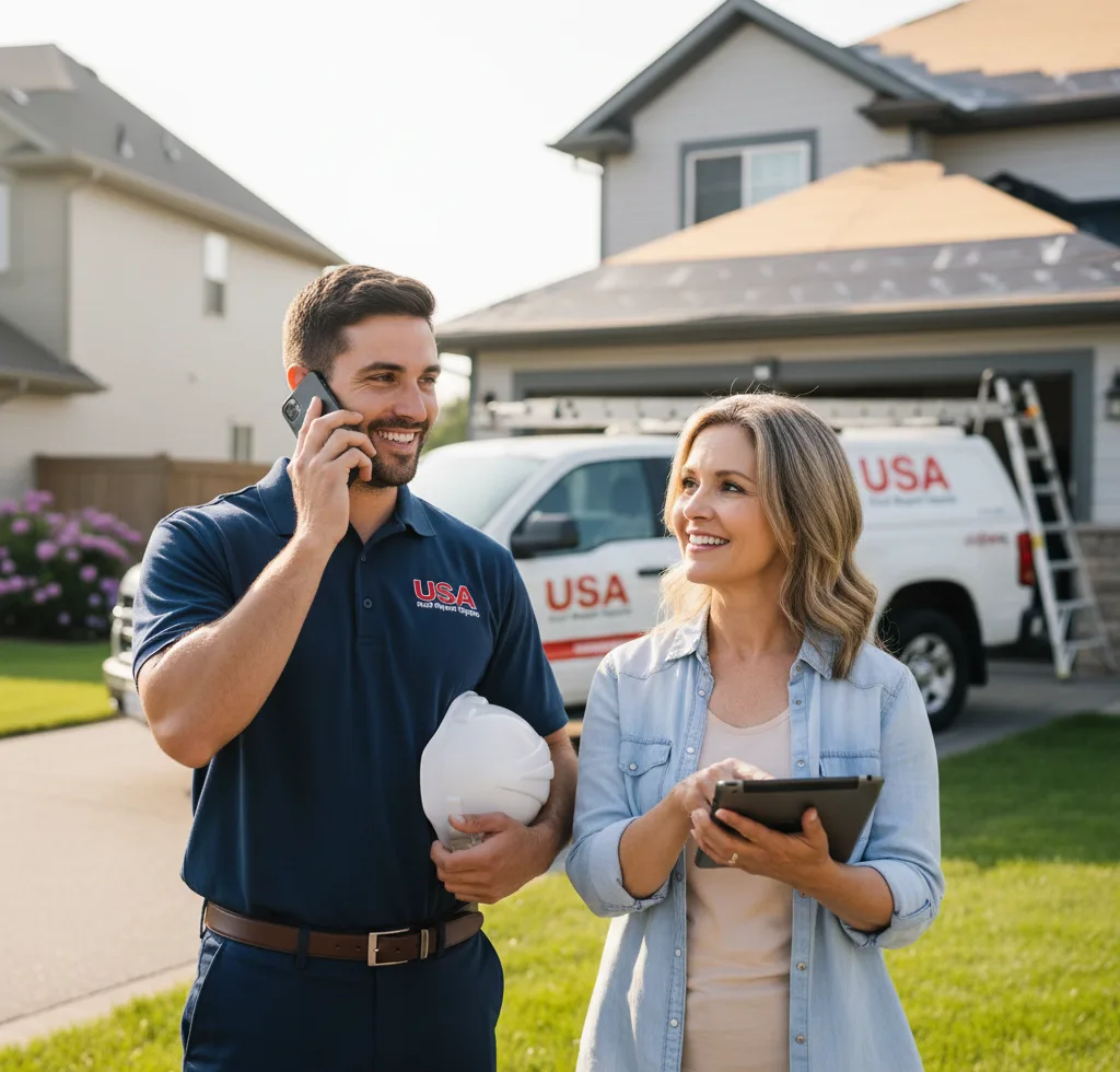 USA Roof Repair Experts customer support in Charlottesville